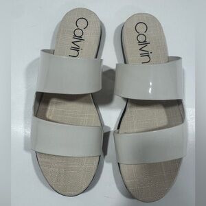 Calvin Klein Womens Sandals Size 10 EUC